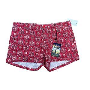Bebop Women's Short Pink & White Designed Shorts